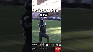 Travis Hunter Electric TD Catch collegefootball colorado [upl. by Lanta]