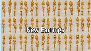 New tranding gold Earrings Designs 2500 gram Fancy Fancy Earrings Jhala Dikhao 2024 [upl. by Drews]