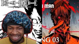 FIRST Time Reacting To Maximum The Hormone  Death Note OP 2 and Chainsaw Man ED 3 REACTION [upl. by Fife293]