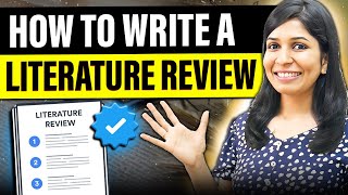 How to write a Literature Review  With AI TOOLS 🔥  Stepbystep explained [upl. by Chill]