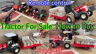 Remote control Tractor Model homemade for sale Swaraj 855 [upl. by Allis]