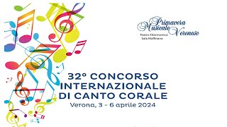 Canto Corale 32° concorso internazionale Consigliere Falezza [upl. by Ynavoj]