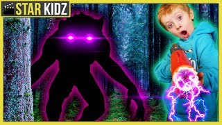 Backyard Creature Returns Sneak Attack Squad  Mystery Beast Nerf Battle [upl. by Desta]