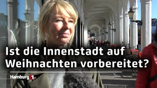 Planungen für die Weihnachtszeit Ist die Innenstadt schon vorbereitet [upl. by Ibbor]