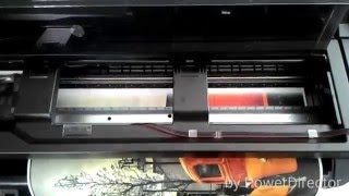 Работа СНПЧ SuperPrint для HP DesignJet T520 quot36quot [upl. by Loralyn]