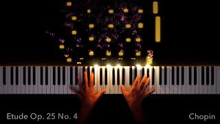 Chopin  Etude Op 25 No 4 in A minor quotPaganiniquot [upl. by Aikam38]