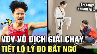 VĐV chạy việt dã tiết lộ lí do về nhất vì bịCHÓ ĐUỔI nhưng hoàn cảnh gia đình LẠ LẮM  TÁM TV [upl. by Nitsed]