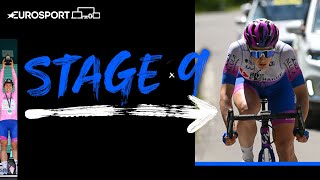 Kristen Faulkner takes the mountain jersey on Queen stage  2022 Giro Donne  Stage 9 Highlights [upl. by Lauer]