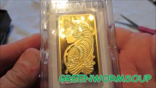 5 OUNCE PAMP SUISSE GOLD BAR  APMEX UNBOXING [upl. by Valerie271]