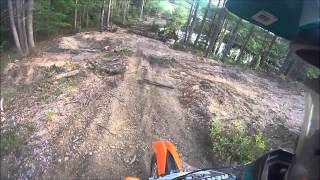 Enduro riding on ktm sx85 [upl. by Eizzo941]