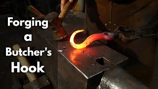 Forging a Butchers Hook [upl. by Oringas]