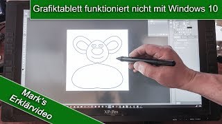 Grafiktablett Probleme unter Windows 10 lösen  Tipps Bildbearbeitung [upl. by Alhahs753]