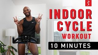 10 MIN BEGINNER INDOOR CYCLE WORKOUT  Build Your Cycle Foundation [upl. by Ycrep]