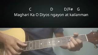 BANAL MONG TAHANAN MusikathaGuitar Tutorial With Chords and Lyrics [upl. by Pomona]