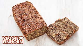 Life Changing Bread 🔶 vegan glutenfrei 🔶 GESUNDES BROT selber backen [upl. by Gussie]