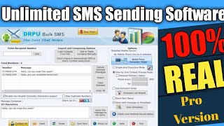 How To Send Bulk SMS Free  How To Install Drpu Software Free  Free SMS Marketing in Pakistan [upl. by Schram]