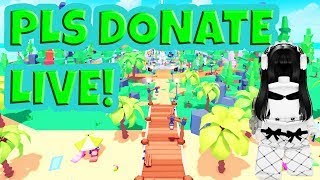 🔴ROBLOX LIVE 🔴 PLS DONATE [upl. by Hazlett943]