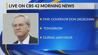 Former Governor Don Siegelman on CBS 42 news [upl. by Anailli]