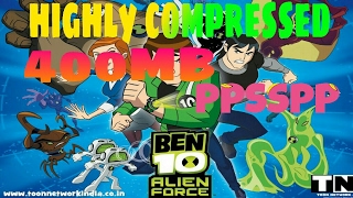 400MB Download Ben 10 Alien Force game highly compressed on 400MB for android 100 work [upl. by Oned]