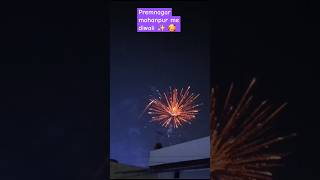 Premnagar mohanpur me kuch iss tarah diwali 🥰shortsvideo youtubeshort diwali ytshort [upl. by Eckhardt377]