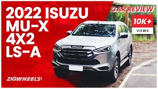 Isuzu muX 4x2 LSA 2022 Review  ZigwheelsPh [upl. by Boak]