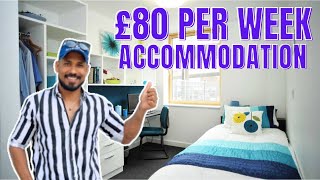 80 pounds per week  Cheap accommodation in uk for international students  Rohit Kamboj Tracker [upl. by Coco593]