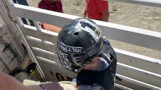 Royal Rides The Bull at Oakley Rodeo July 4 2022 [upl. by Suirada269]