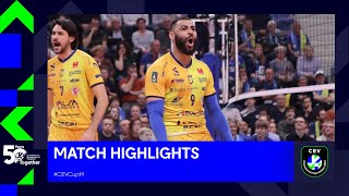 Highlights I Knack ROESELARE vs Valsa Group MODENA I CEV Volleyball Cup [upl. by Agrippina]