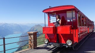 Swiss Travel Vlog Brienz Rothorn Bahn World’s Most Beautiful Train Ride In Switzerland [upl. by Nosae]