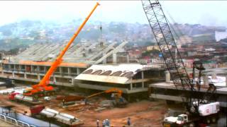 Time lapse  Toda a obra do Novo Sambódromo [upl. by Alyahc]