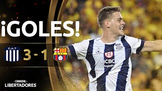 GOLES  TALLERES vs BARCELONA  FASE DE GRUPOS  CONMEBOL LIBERTADORES 2024 [upl. by Zantos]