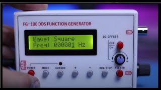 FG100 DDS Function Generator  Test  4K [upl. by Kcirdled112]