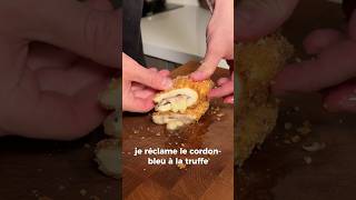 RECETTES DE CHEF POUR LES FÊTES ÉPISODE 9  CORDON BLEU À LA TRUFFE 🤩🎉Part 1 recette cuisine [upl. by Zetnom184]