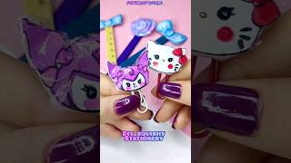 DIY sanrio squishy paperclip🖇️  how to make squishy with paper  fati craft world [upl. by Aia112]