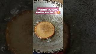 Cucur Jawa Gula Merah Kuih Penyeram Sedap Amatshorts [upl. by Garvy881]