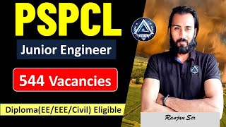 PSPCL JE  Recruitment 2024  544 Vacancies  All details [upl. by Anwaf]