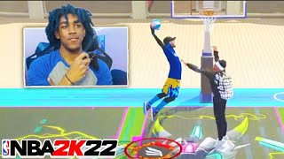 NBA2K22 ULTIMATE POSTERIZER DUNK CONTEST BEST SLASHER BUILDS ON NBA 2K22 CRAZY CONTACT DUNKS [upl. by Kamerman]