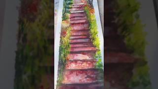 gateway to heaven or hell painting artist watercolorpainting [upl. by Chatterjee980]