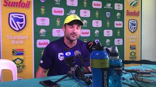 Dean Elgar ahead of the Newlands Test [upl. by Ennaylil659]