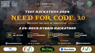 TSEC Hackathon 2024 Innauguration [upl. by Gaylene436]