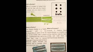 Braille Introduction  Perkins Brailler visualimpairment braille specialeducation [upl. by Evelyn595]