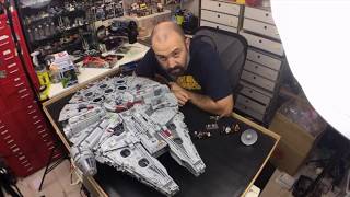 Lego 75192 Millennium Falcon UCS time lapse [upl. by Hallie773]