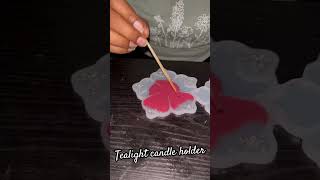 Resin tea light candle holder resinart trending shorts shortsfeed viralshorts ytshorts diwali [upl. by Umeko]