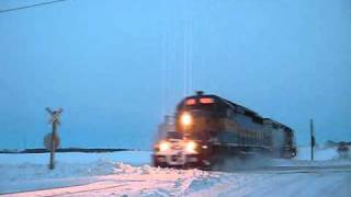 Must See ICampE Light power smashes through snow at Armstrong MN [upl. by Yecats395]