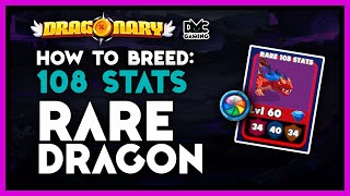 DRAGONARY 108 STATS RARE DRAGON  BREEDING GUIDE WITH CYT COST  TAGALOG TUTORIAL [upl. by Ynafit86]