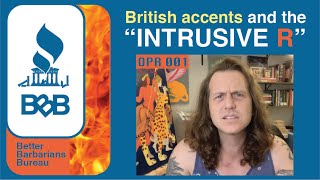 Why do Brits pronounce quotaquot as quotrquot at the end of words [upl. by Arissa]