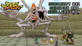 Digimon Adventure PSP  Walkthrough Subquest 12  Ogremon and SkullGreymon [upl. by Cinelli]