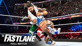 FULL MATCH  Samoa Joe vs Rey Mysterio vs RTruth vs Andrade  US Title Match WWE Fastlane 2019 [upl. by Lehteb]