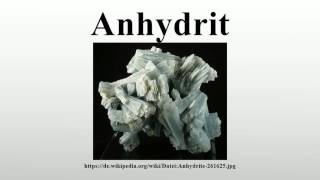 Anhydrit [upl. by Tennies]