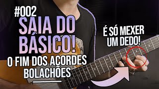 Como Tocar Acordes no Braço todo da Guitarra  CAGED [upl. by Chaney718]